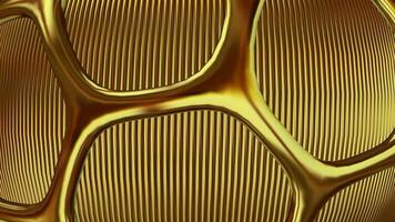 Exclusive, Unique Template, Golden Figures, Reflection, Looped Background, Luxury Design, Rotation video