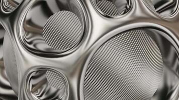 Elegant Template, Silver Figures, Reflection, Looped Background, Unique Design, Exclusive, Rotation video