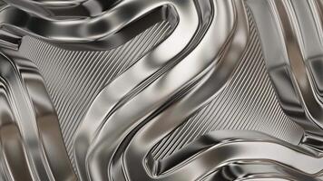 Reflection, Elegant Template, Silver Figures, Looped Background, Unique Design, Exclusive, Shapes, Rotation video