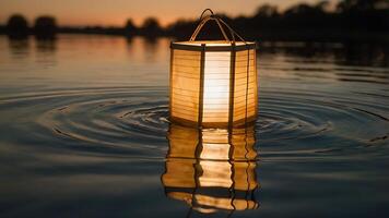 Illuminating Hope, A Lantern on Water for Business Growth and Success photo
