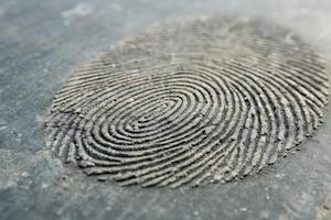 Forensic Fingerprint Evidence, Unique Identification in Crime Scene photo