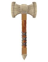 detailed illustration showing of fantasy and ancient weapons hammer isolated on white background vector