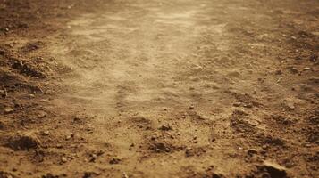 Closeup texture of dry, cracked, brown earth or soil. Texture, background, and backdrop for design, photography, or graphic design. photo