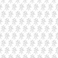 Stag beetle in doodle style. Seamless pattern. vector