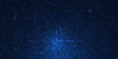 Grid pixel pattern background. Illustration element with square, geometric mosaic, texture on dark blue color. Graphic design for digital datum, technology background vector