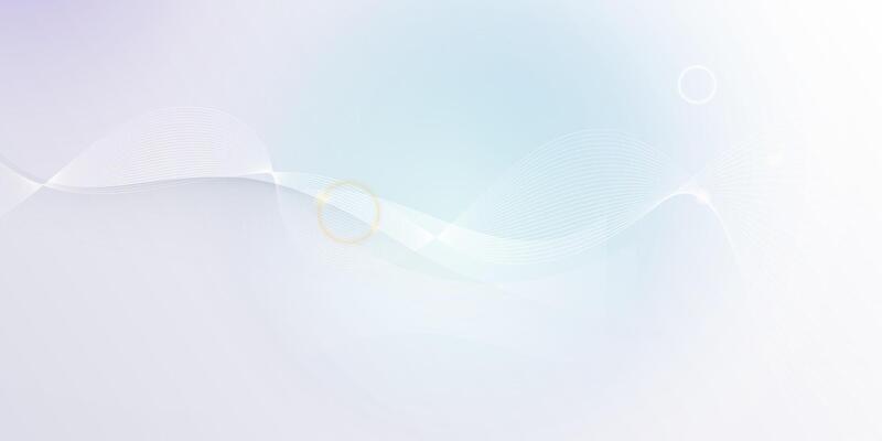 Abstract soft white, wave line pattern and texture on light gray gradient background. element smooth line design. Digital technology concept for luxury business template, banner background