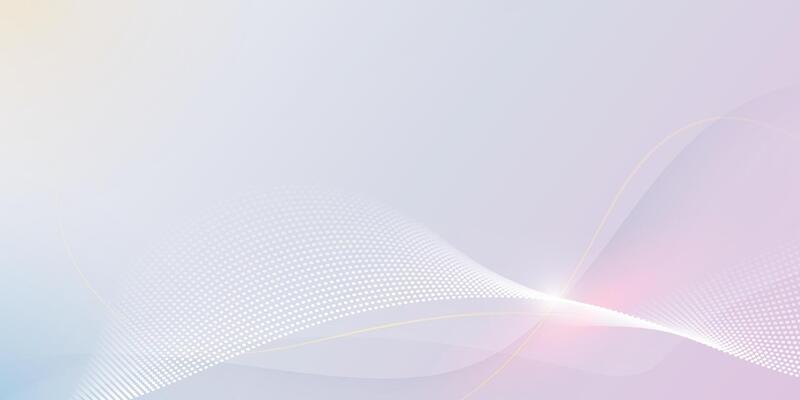 Abstract soft white, gold wave line pattern and texture on light gray gradient background. element smooth line design. Digital technology concept for luxury business, banner background