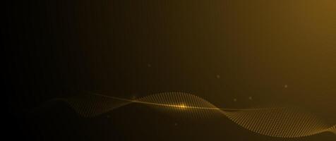 Abstract gold luxury background. Illustration art, element with gold light glow effect vector