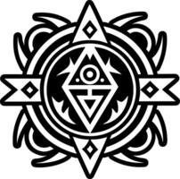 A solid style icon of galactic symbol vector