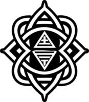 Spirit science icon in solid style vector