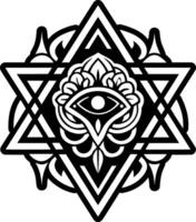 Pineal gland icon in filled style vector