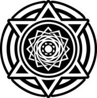 Vortex symbol icon in solids style vector
