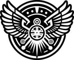 A glyph style icon of sumerian symbol vector