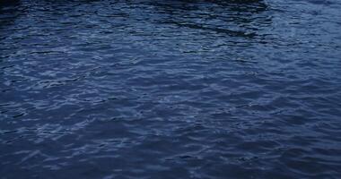 Sea or ocean water with small wave ripples and sea foam, close-up. in 4k, red komodo. photo