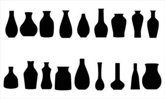 set of vases vector