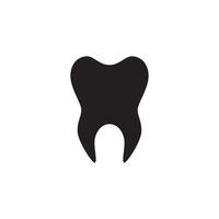 Tooth icon on white background vector