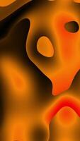 An abstract image of a face with a red and orange background video