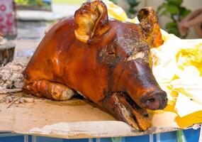whole pig lechon for a party photo