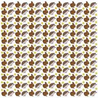 hedgehog, squirrel with fruit as a pattern background vector