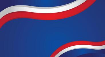 Modern red blue wave abstract background vector