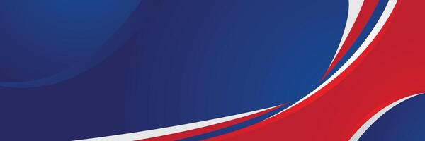 Simple red and blue abstract background vector
