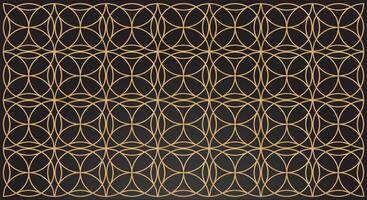 Geometric and vintage ornamental flower pattern background vector