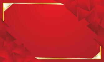 Red and Gold Certificate background vector