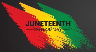 Juneteenth Independence Day, Freedom Day abstract posters design vector