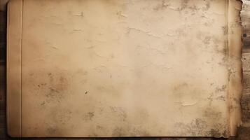 Old paper background, burn marks on the edges, empty texture photo