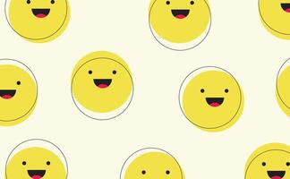 Background emote smile unique design abstract vector