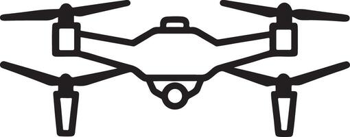 Drone Line Art Graphics vector
