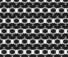 A black and white pattern with a star pattern vector