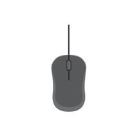 Computer Mouse flat design illustration. PC Mouse icon isolated illustration. Icon computer mouse web. Modern computer mouse, flat icon design vector