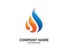 Abstract Colorful Water Drop Logo Modern Fluid Design vector