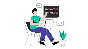 Programming 2D Flat Animation. video