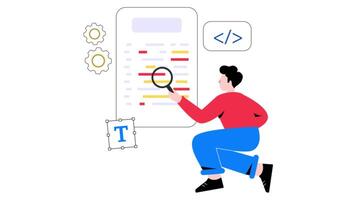 Software Development 2D Flat Animations video