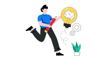Creative Idea 2D Flat Animations video