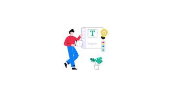 Designing 2D Flat Animations video