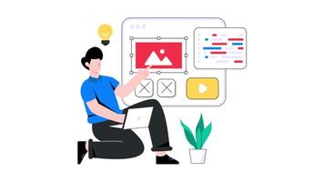 Web Development 2D Flat Animations video
