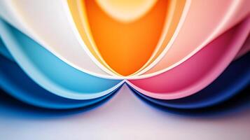 Abstract colorful wave patterns creating a vibrant background for creative designs photo