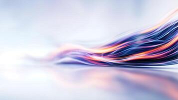 Abstract flowing colors representing movement and energy in a soft, blurred background photo