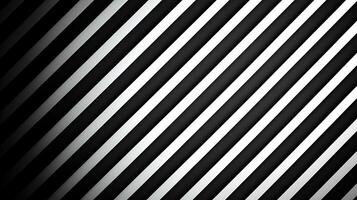 Abstract monochrome diagonal stripes creating a dynamic visual effect with depth perception photo