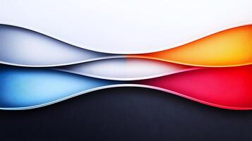 Abstract waves of color blending seamlessly, creating a vibrant visual effect for creative use photo