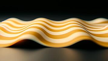Abstract wavy pattern in warm colors creating a dynamic visual effect against a dark background photo