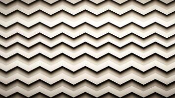 Abstract zigzag pattern with layered shadows creating depth and texture for design use photo