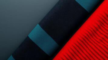 Close-up of vibrant fabric textures showcasing contrasting colors and patterns on display photo