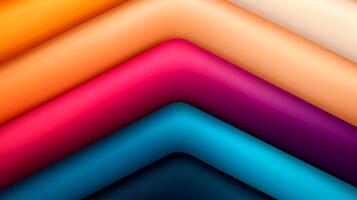 Colorful abstract geometric shapes creating a vibrant layered effect in a modern design photo