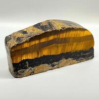 Raw tiger's eye rough specimen photo