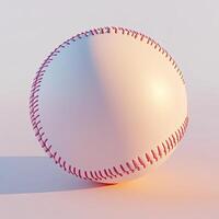 Baseball ball 3d model photo