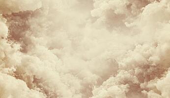 Creamy, thick cloudscape photo